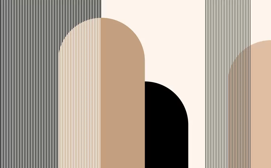 Fototapete Abstraktion mit Linien w00631