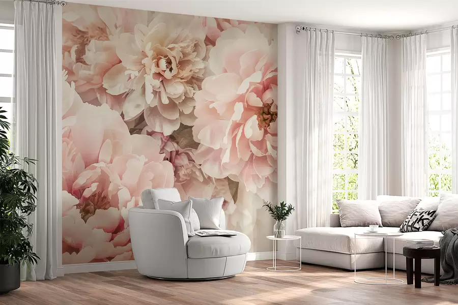 Murale Pivoines w01232