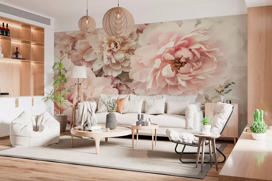 Fototapete Pfingstrosen w01232