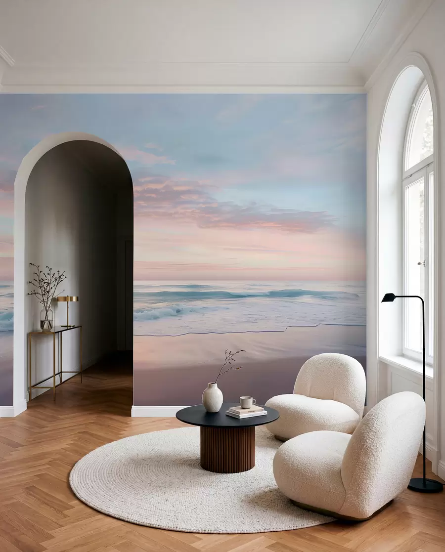 fototapeter Blid vold ved havet w07935