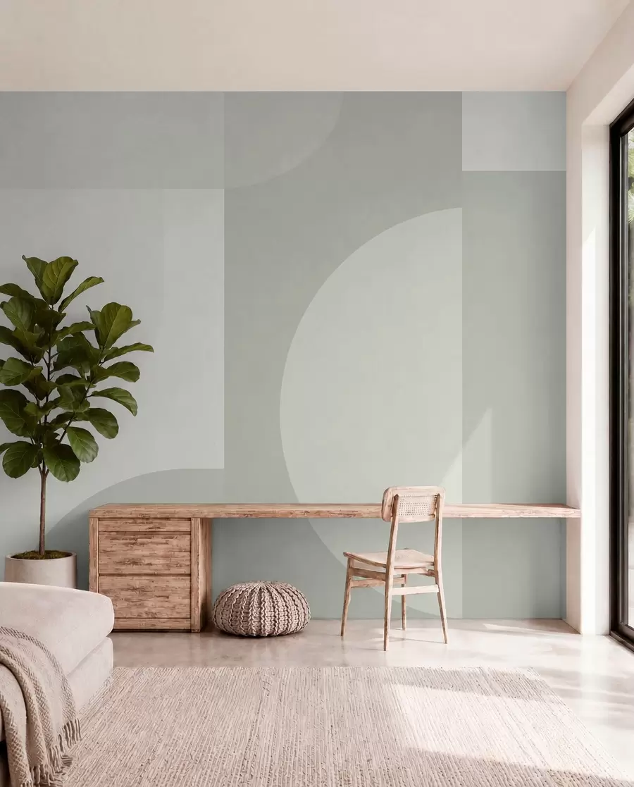 fototapeter Stilfuld geometri minimalisme w01500