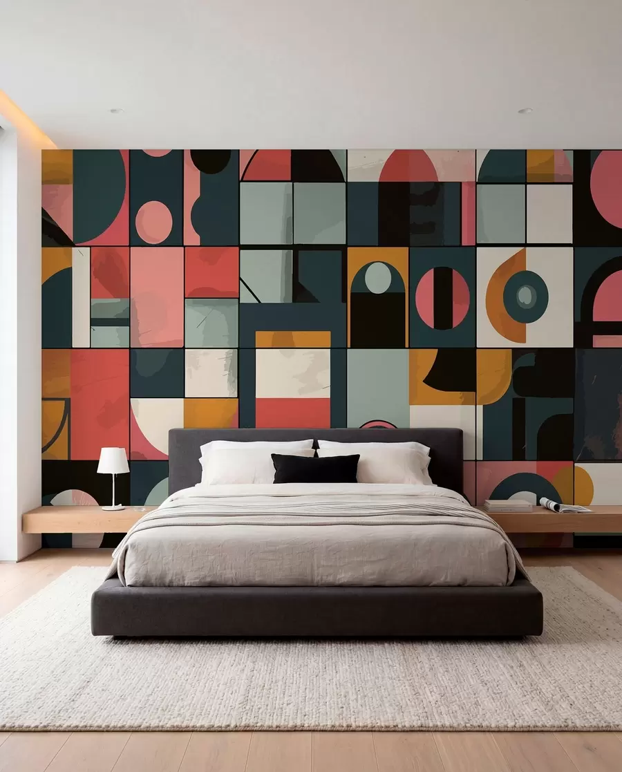 fototapeter Bahaus-stil w01075