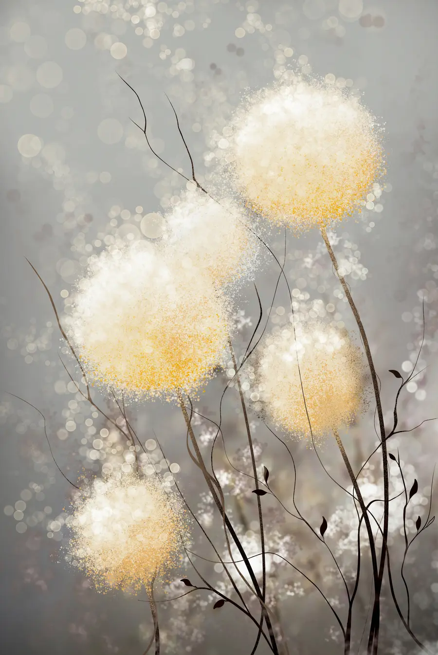 fototapeter Mælkebøtte blomstrer u33910