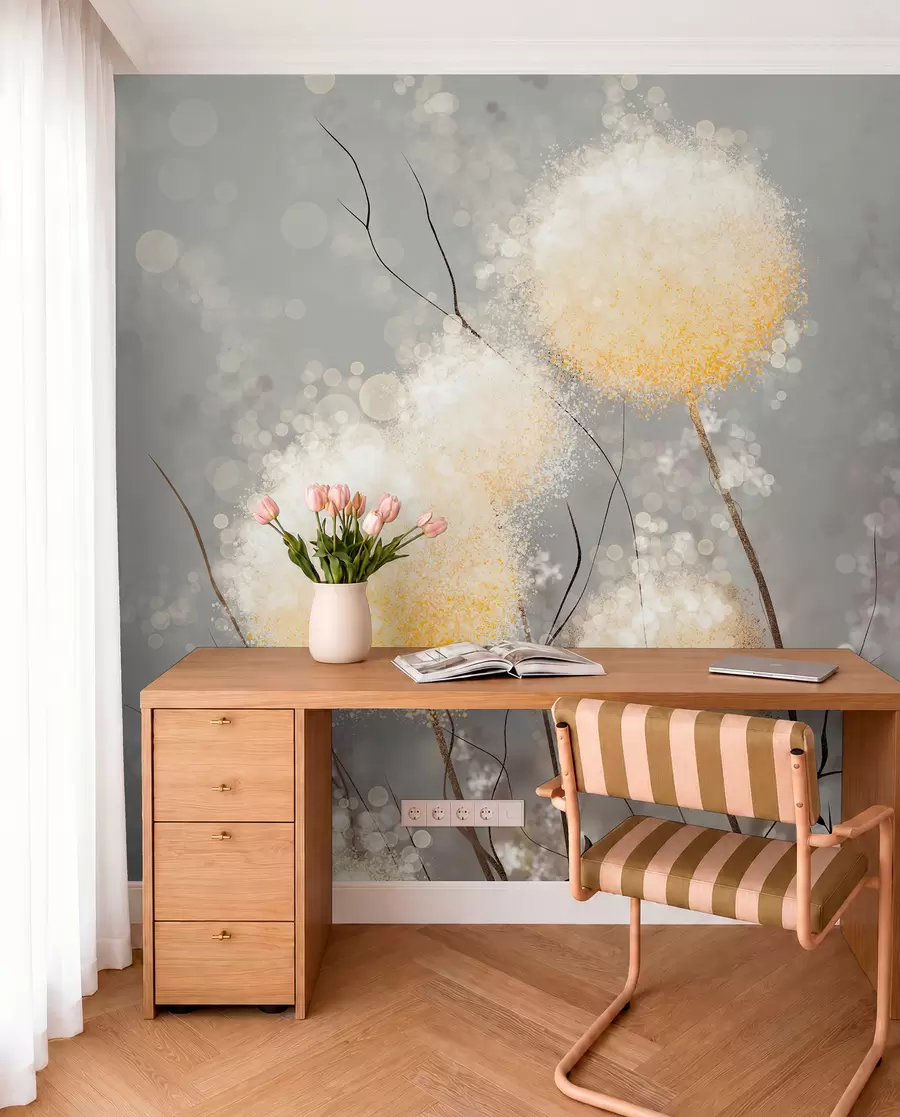 fototapeter Mælkebøtte blomstrer u33910