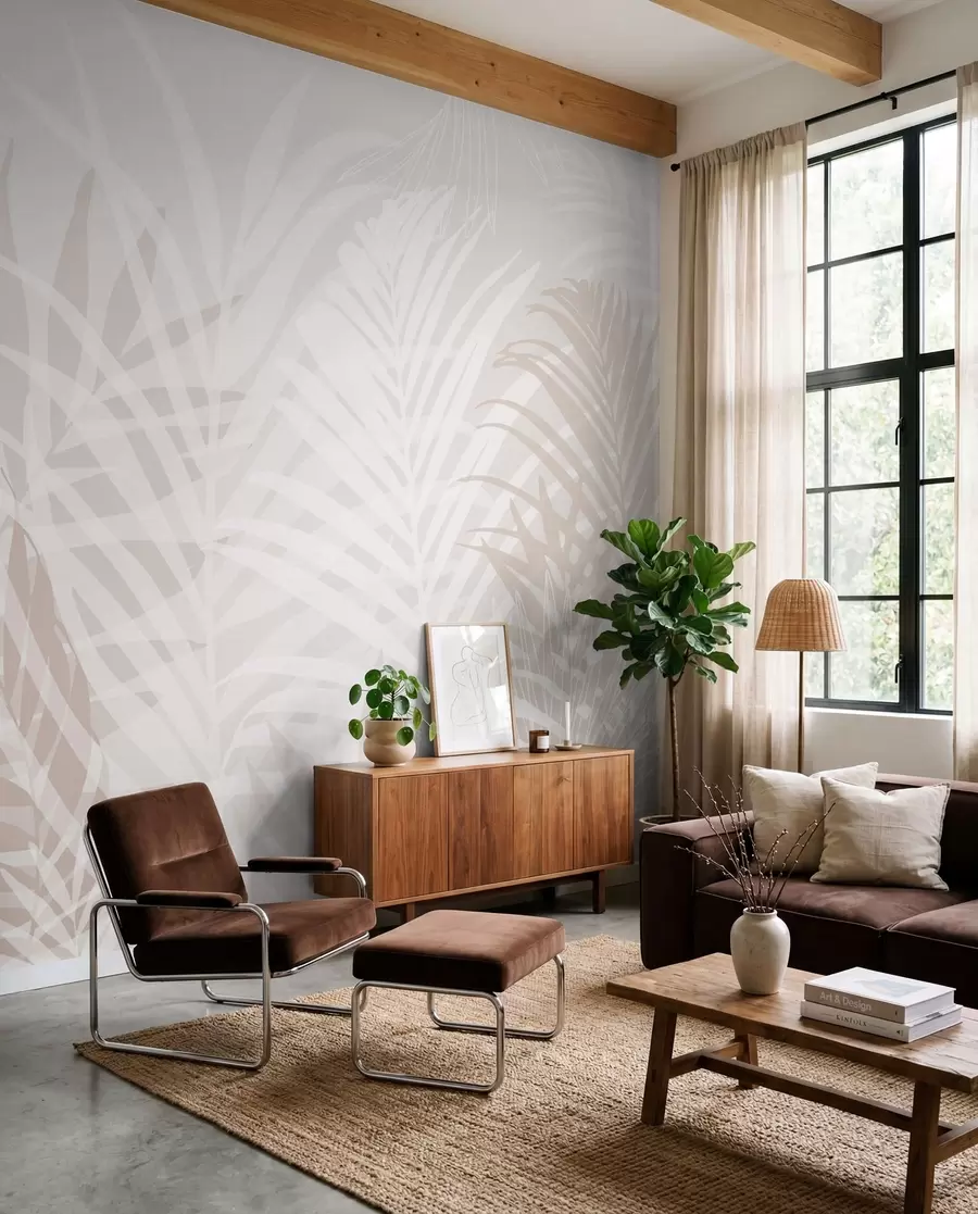 Murale Feuilles tropicales tendance w02026v2