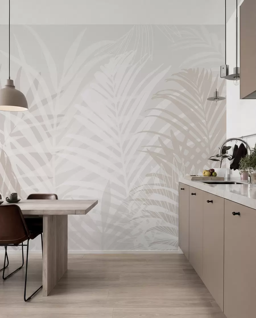 Murale Feuilles tropicales tendance w02026v2