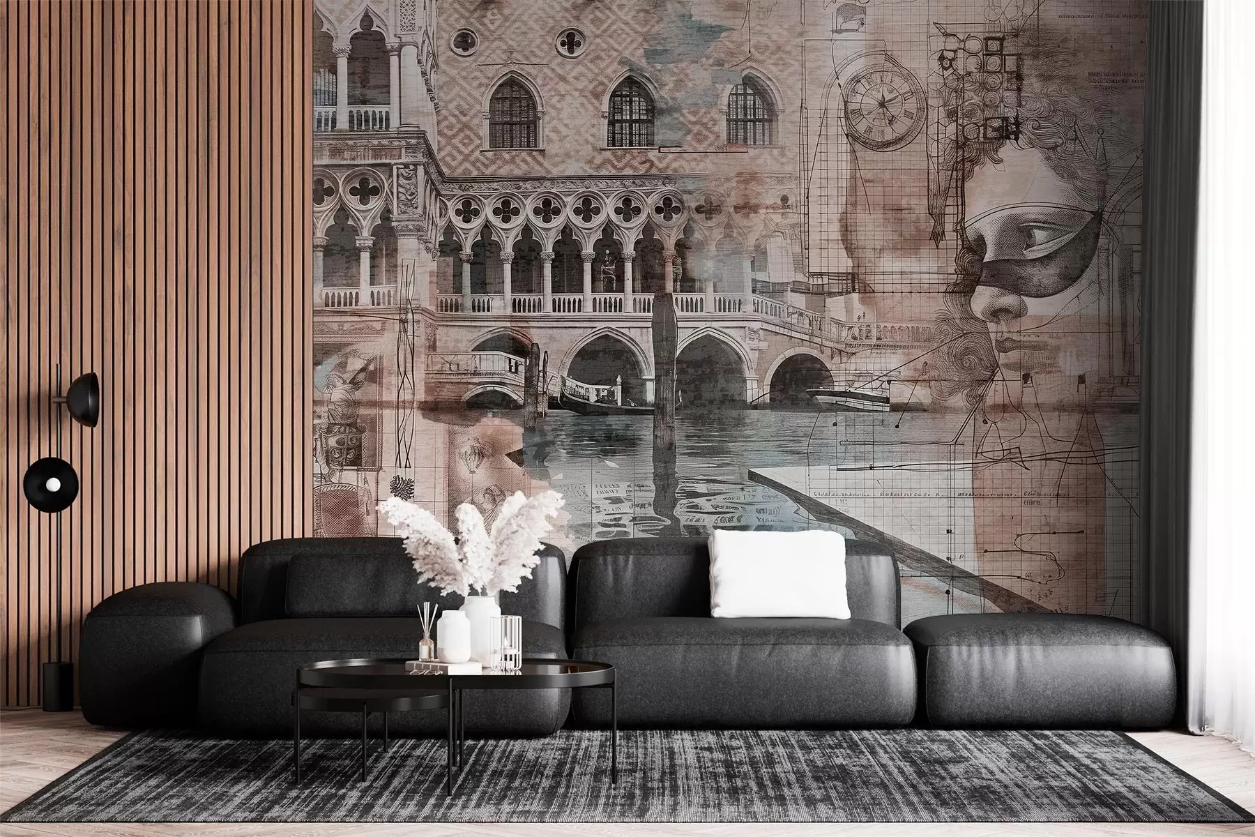 Murale Architecture et expressions artistiques vénitiennes w00873