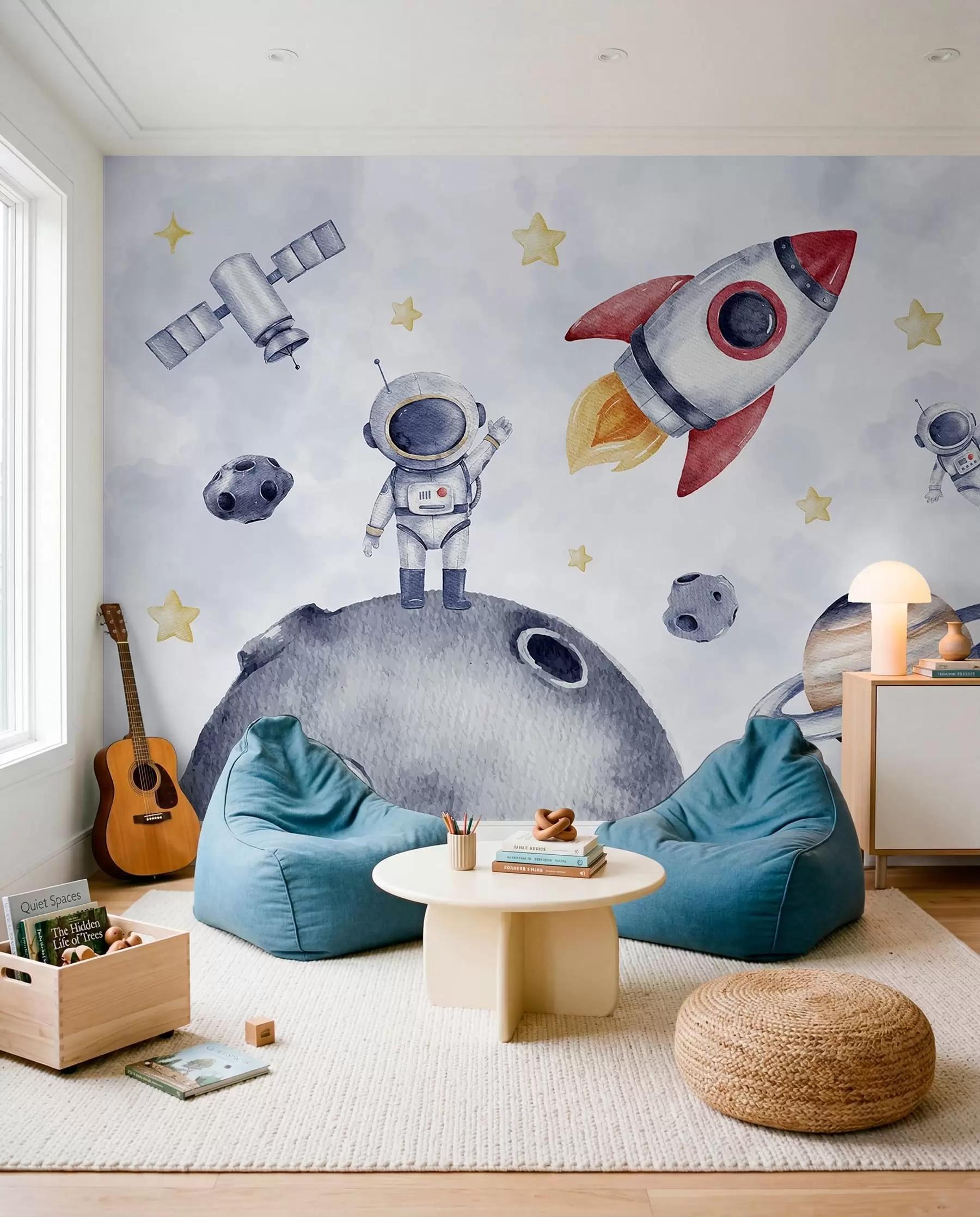 Fototapete Kleine Astronauten im Flug w01461