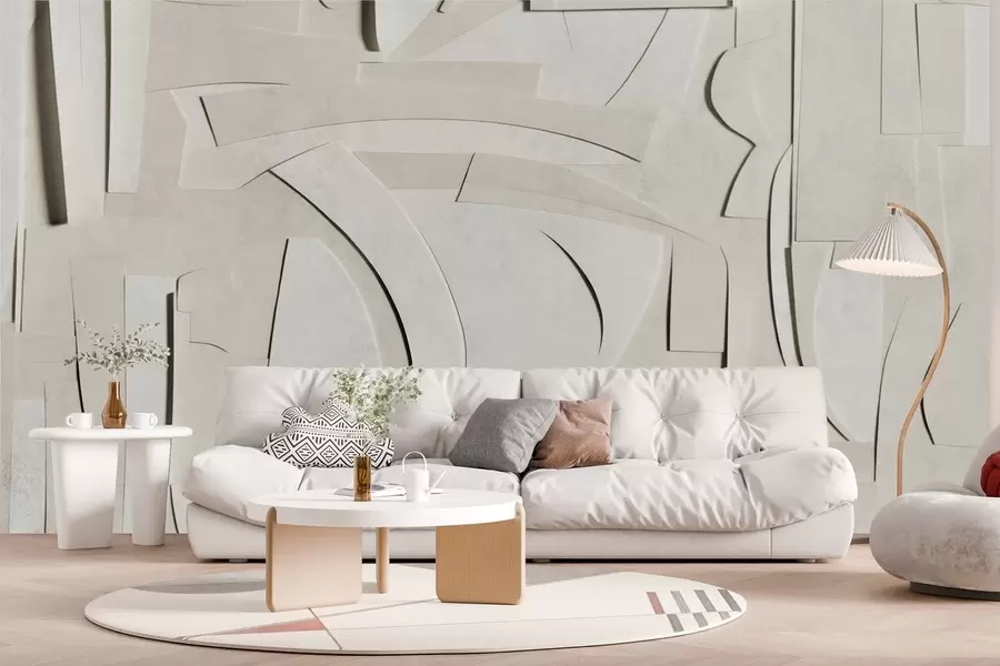 Fototapete Relief Betonwand w02110