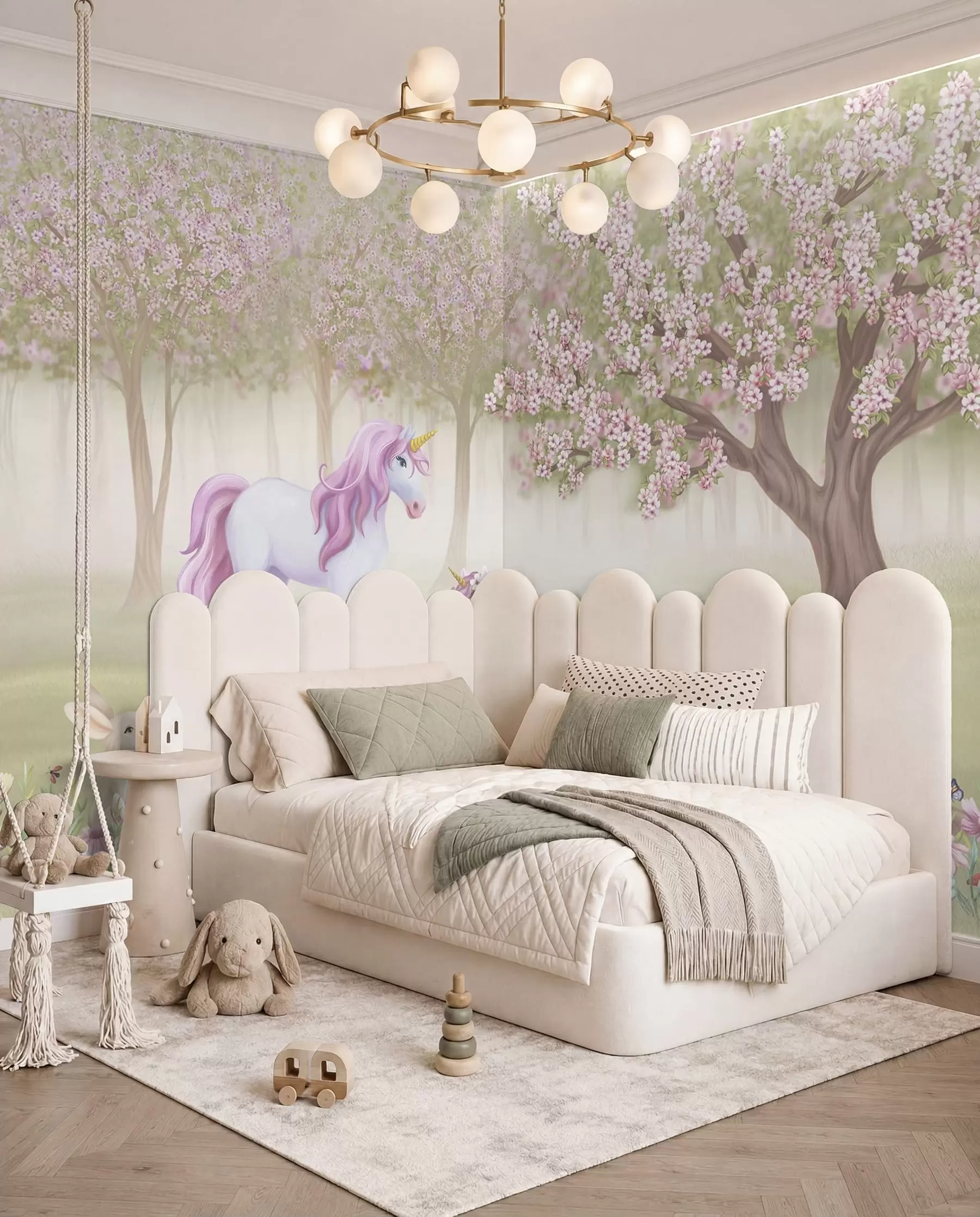 Murale Verger des licornes w02269
