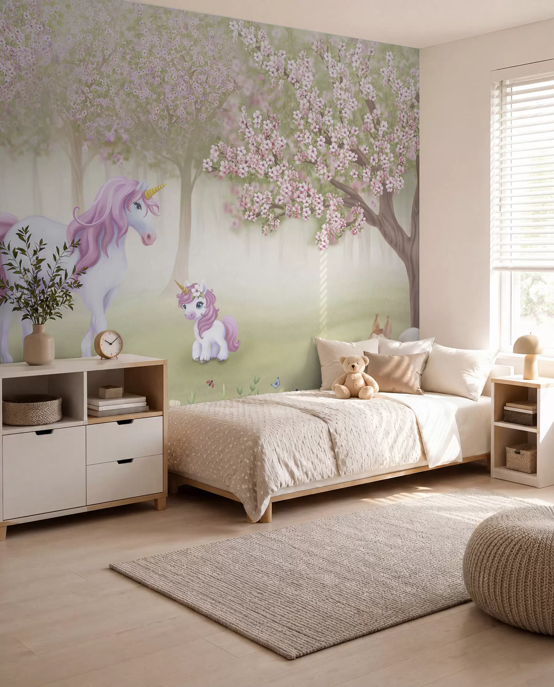 Murale Verger des licornes w02269