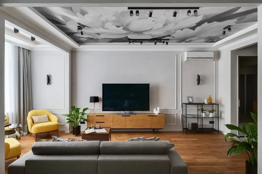 fototapeter Pæoner i monokromt w02416