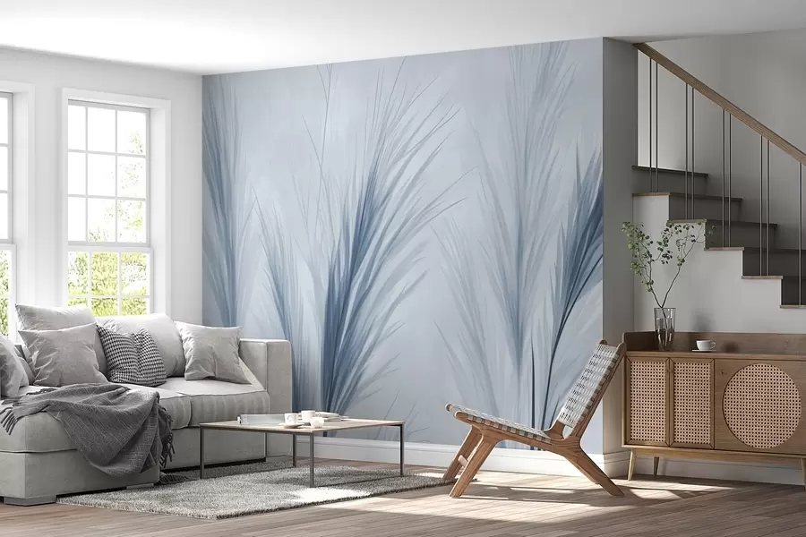 Fototapete Gezeichnete luxuriöse Getreideähren w02506v1