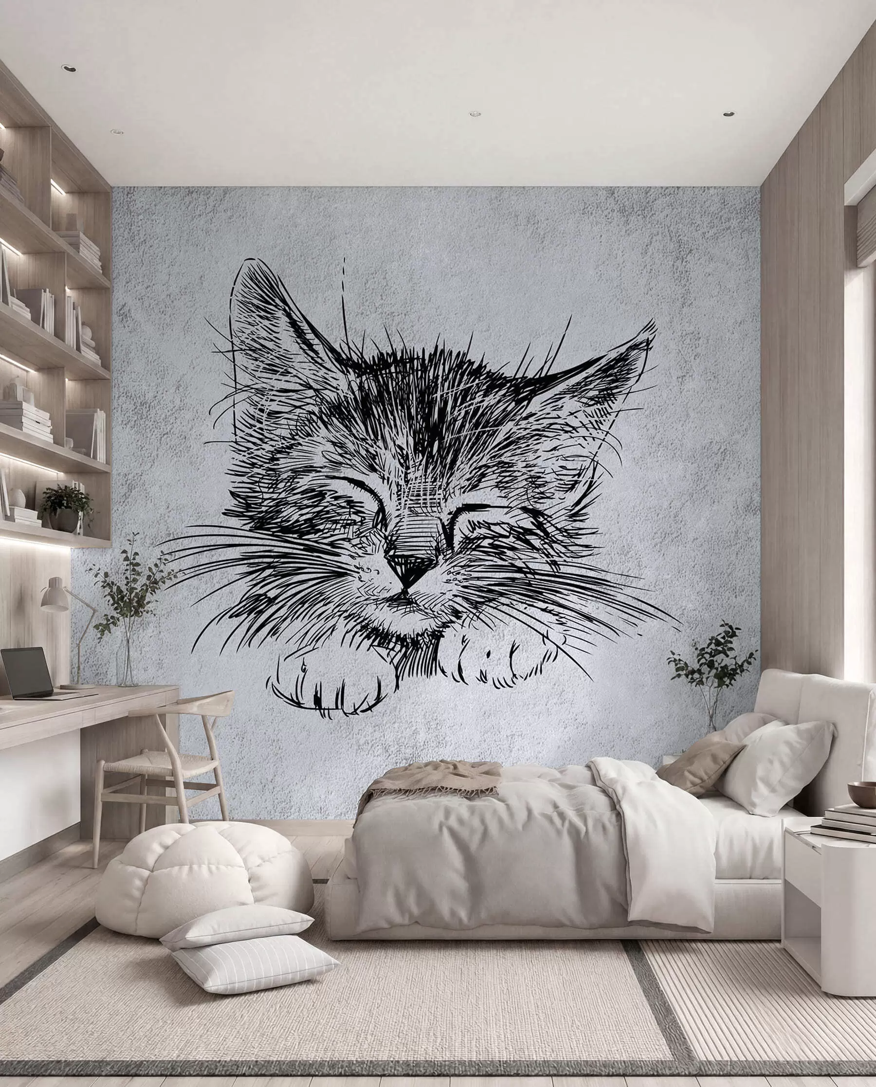 fototapeter Kat, kattedyr og kødædere u43536