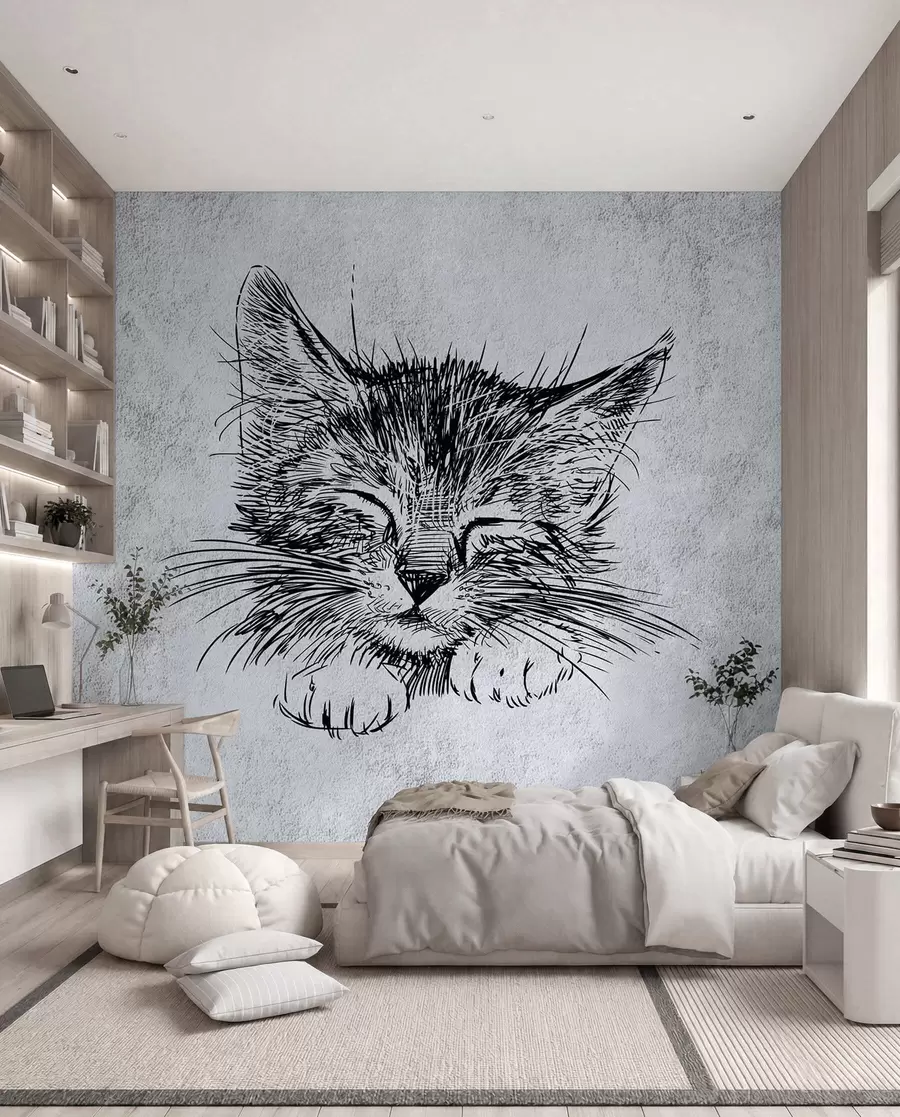 fototapeter Kat, kattedyr og kødædere u43536