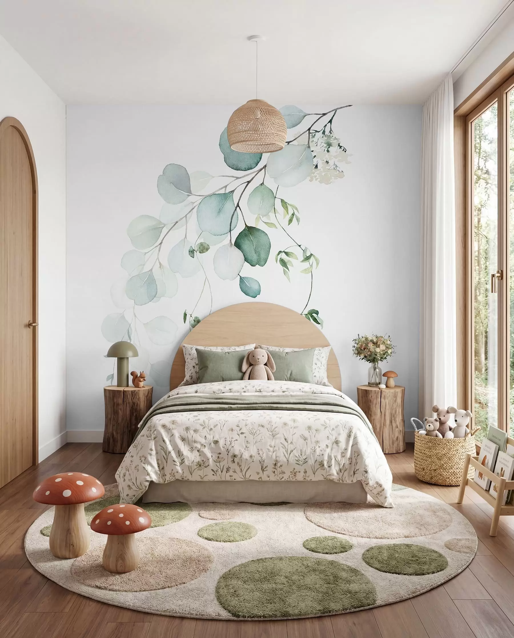 Murale Rameaux d’eucalyptus u51026
