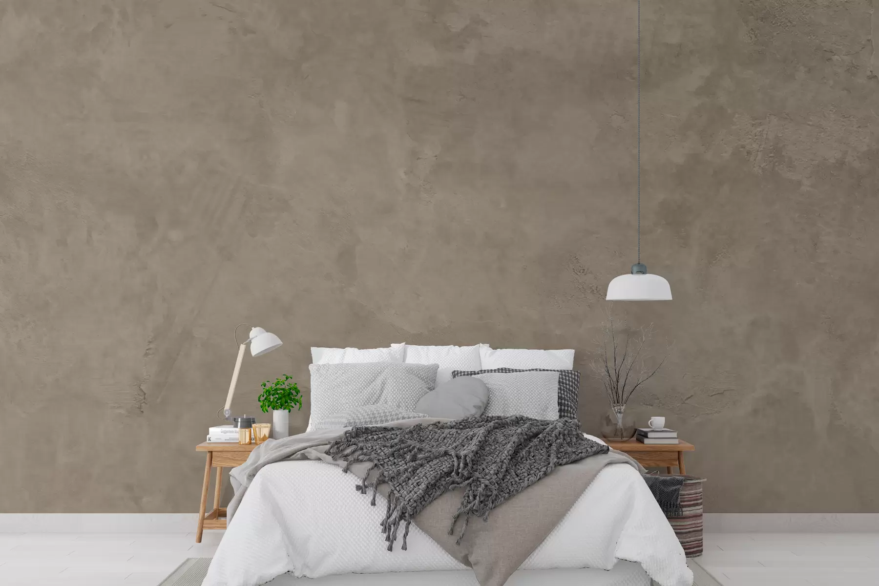 fototapeter Brun og beige baggrund med betonvægseffekt w02553v3