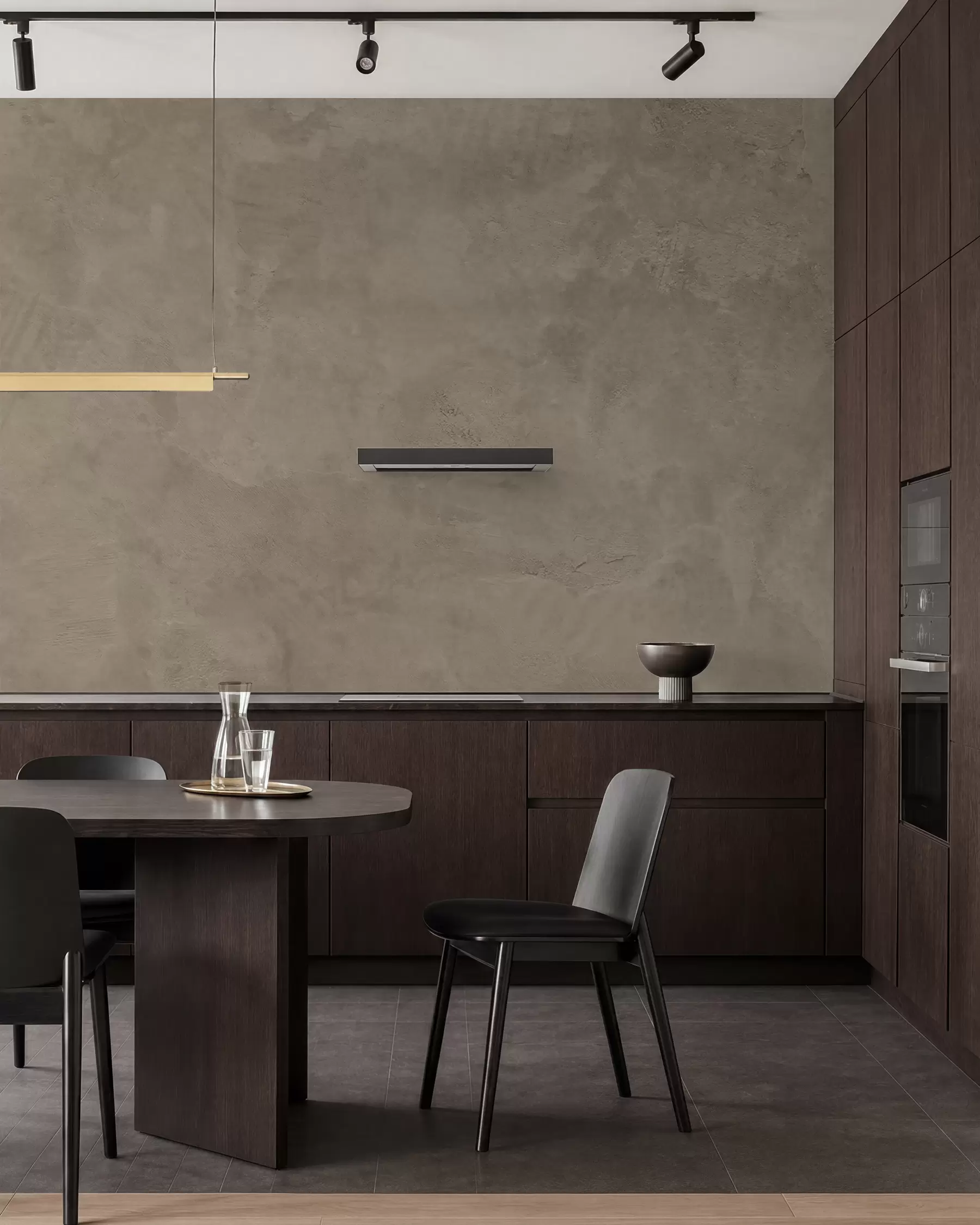 Fototapete Brauner und beiger Hintergrund mit Betonwandeffekt w02553v3