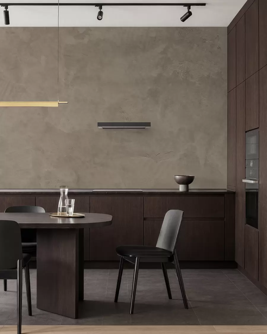 Murale Fond brun et beige avec effet de mur en béton w02553v3