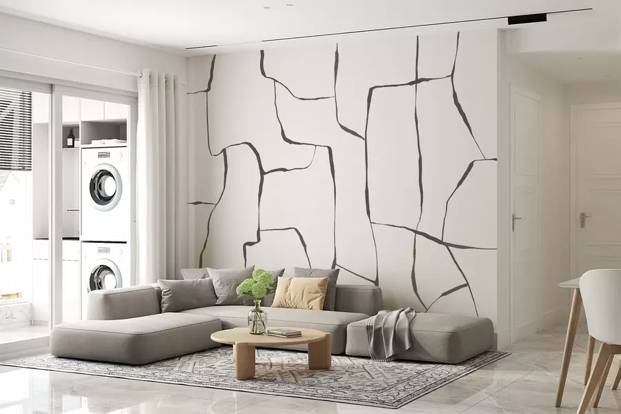 Murale Lignes abstraites w08574v1