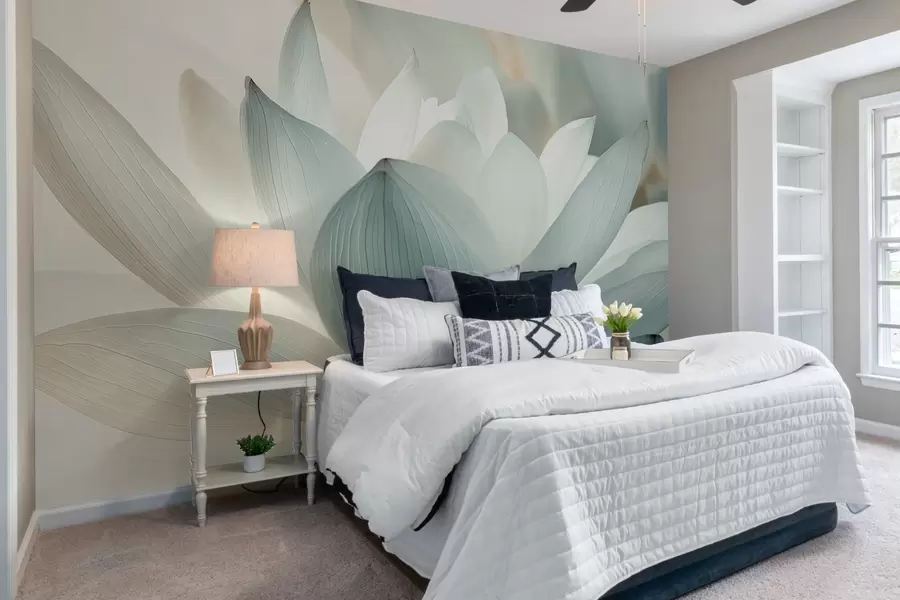 Fototapete Elegante Lotusblume in zarten Farbtönen w08487