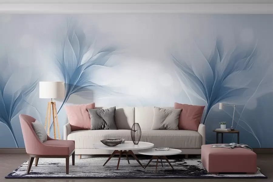 fototapeter Bløde, gennemsigtige kronblade w02697v2