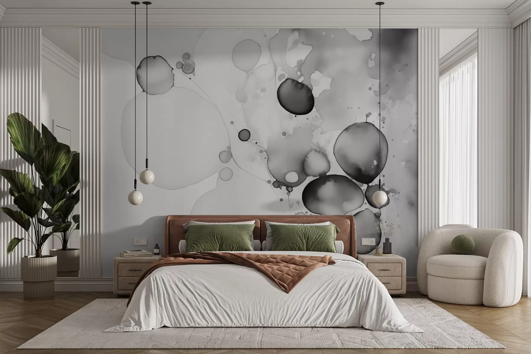 fototapeter Pletter imitation våd akvarel w02719