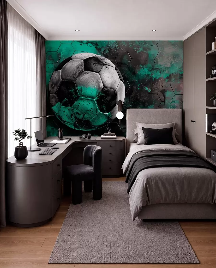 fototapeter Fodbold w08618