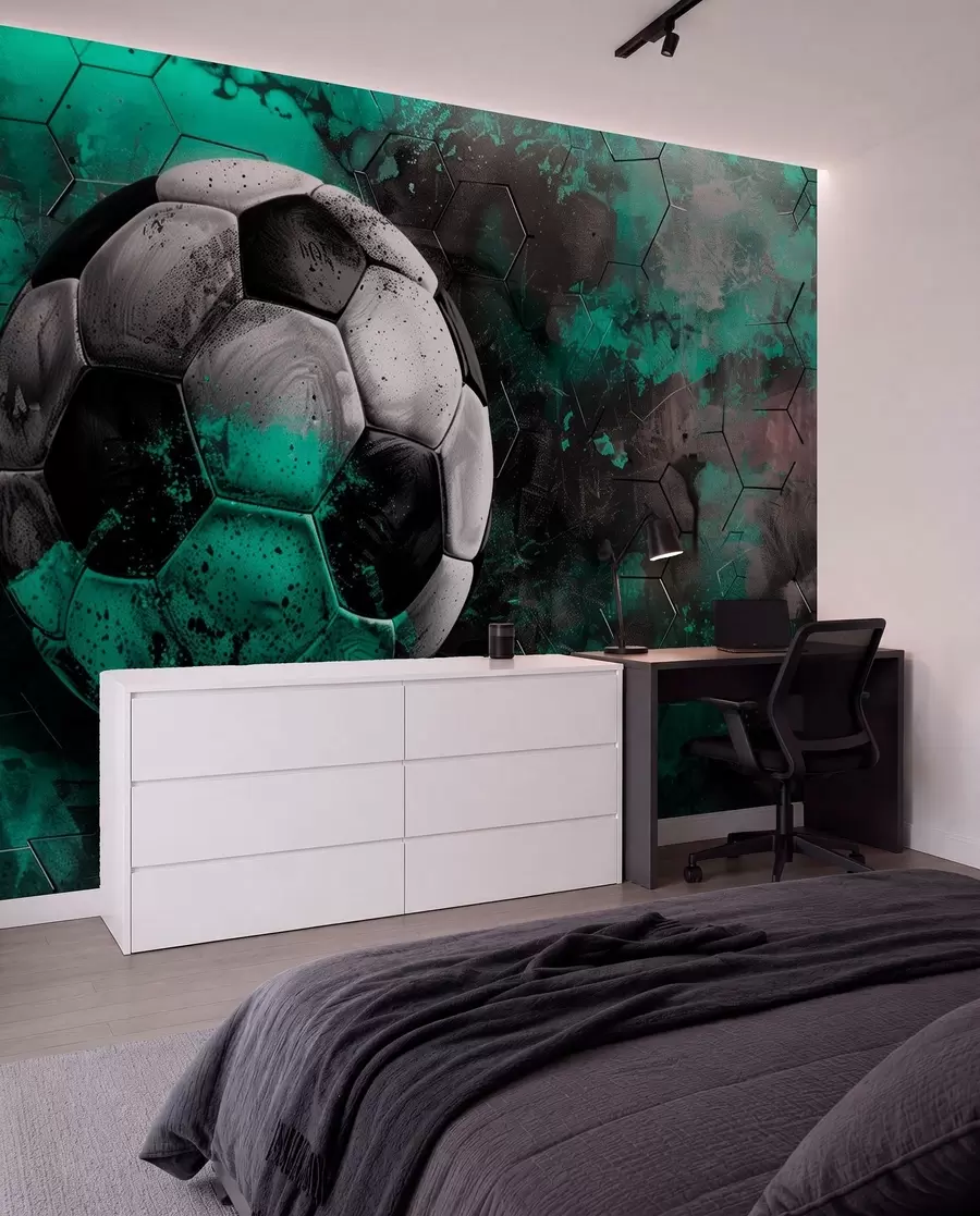 fototapeter Fodbold w08618