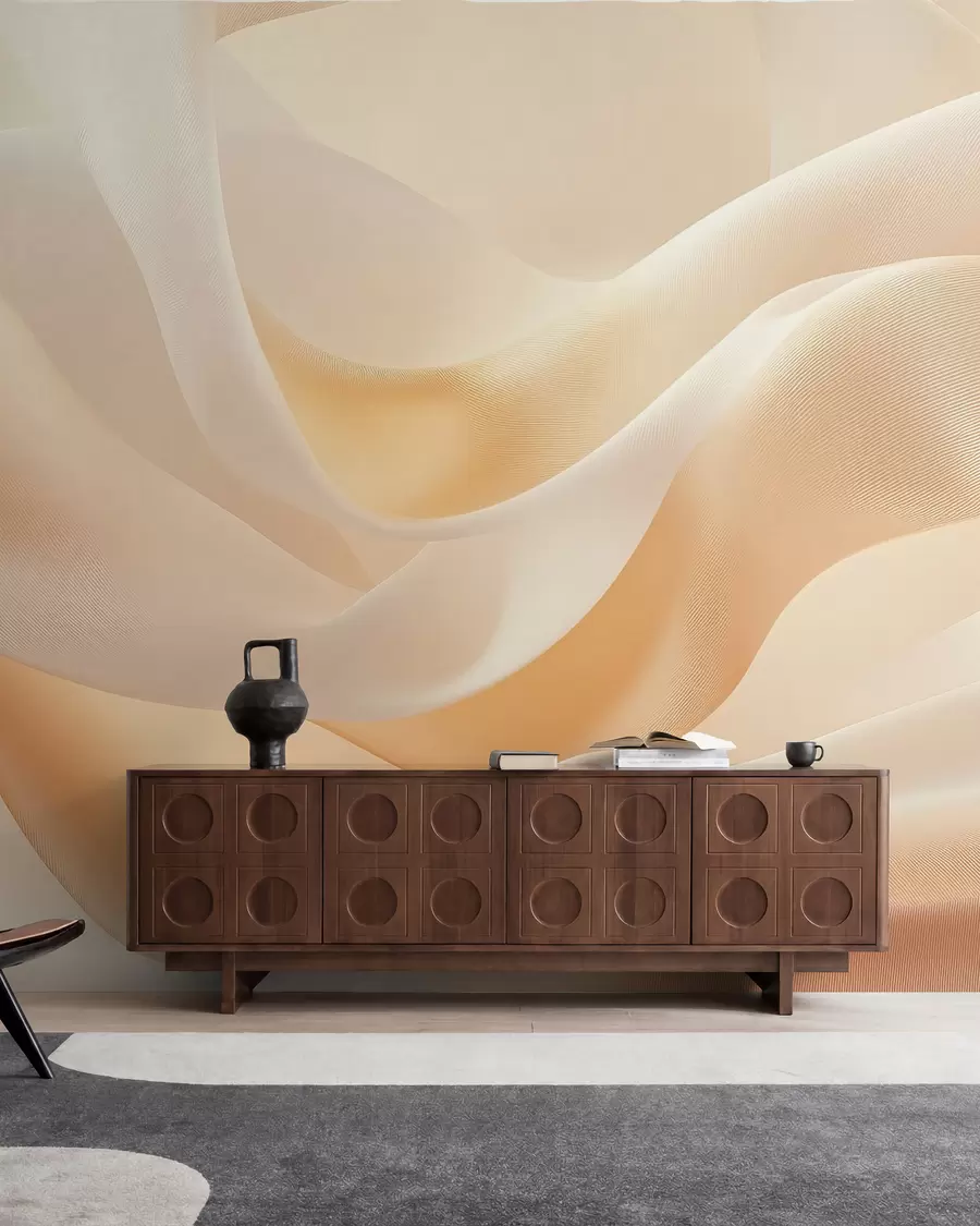 Murale imitation de tissu de soie w02765