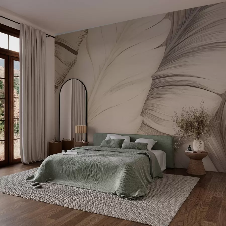 Fototapete Große Blätter w02859