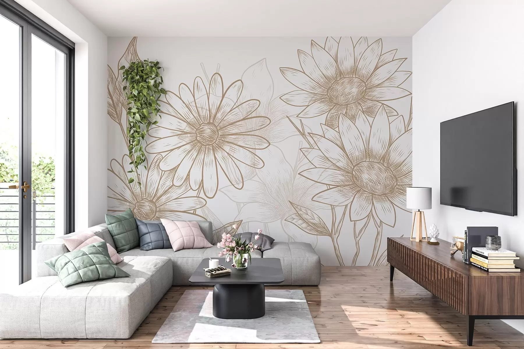 Fototapete Gänseblümchen in Warmhaltefächern w02787