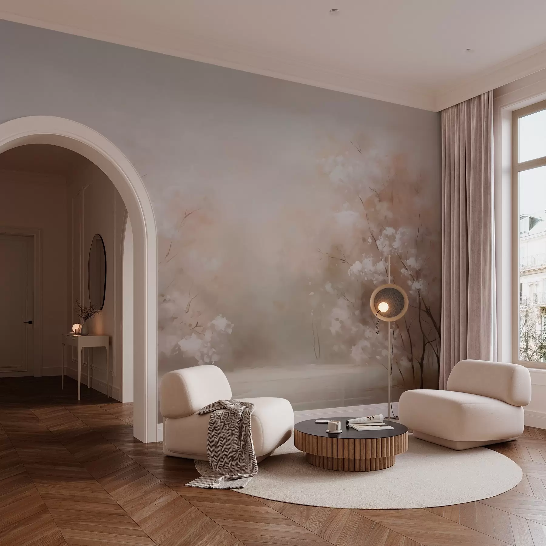 Fototapete Grobe abstrakte Nachahmung der Malerei w02924