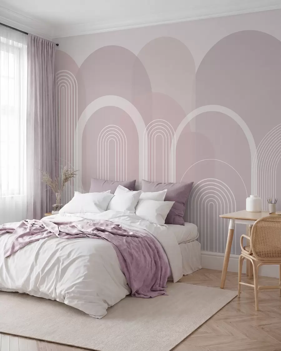 fototapeter Geometriske buer boho w02935