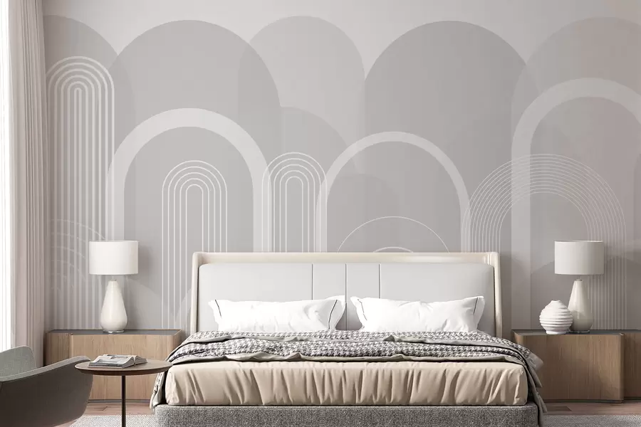 Murale Arcs géométriques boho w02935v2