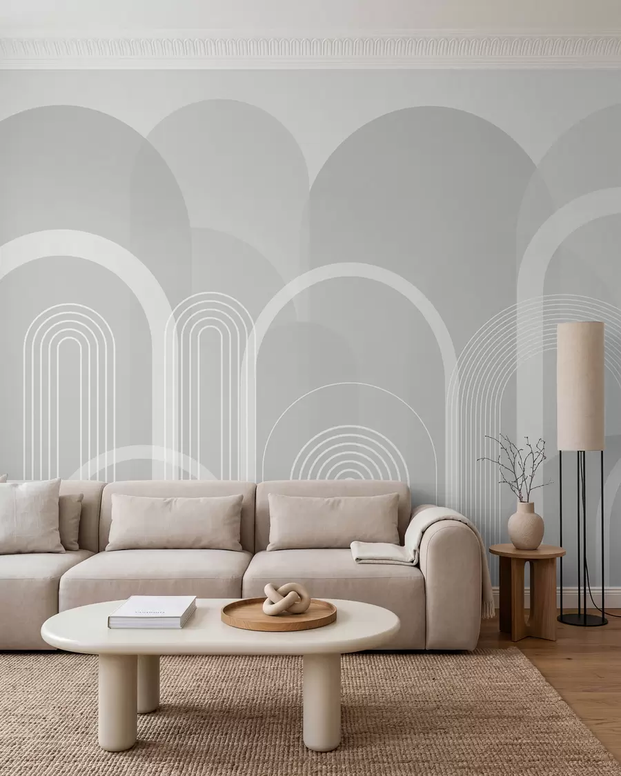 Murale Arcs géométriques boho w02935v2