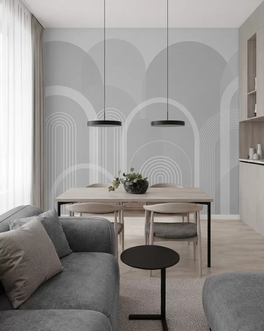Fototapete Geometrische Bögen Boho w02935v2