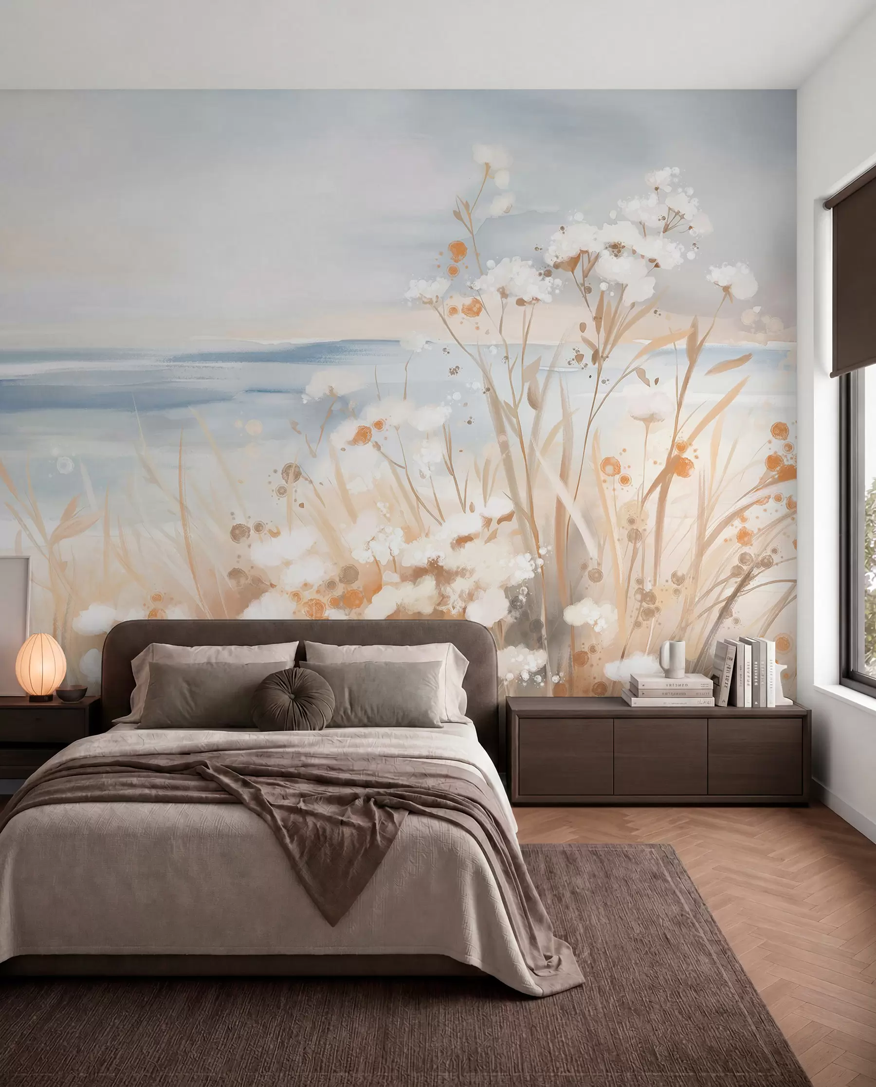 Murale Fleurs du littoral w08740