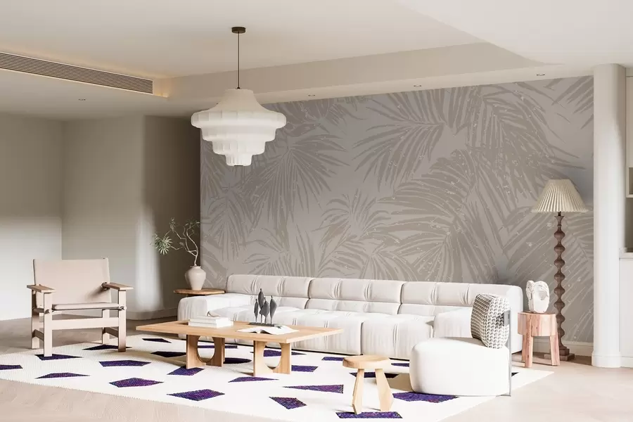 Fototapete Abstraktes tropisches Muster w03048