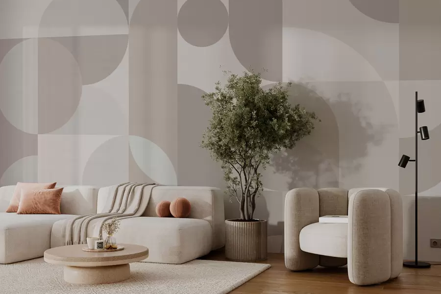 Fototapete Stilvolle Geometrie als Trend w03058