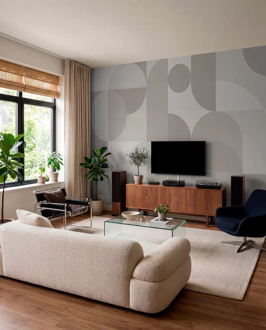 fototapeter Stilfuld geometri-trend w03058