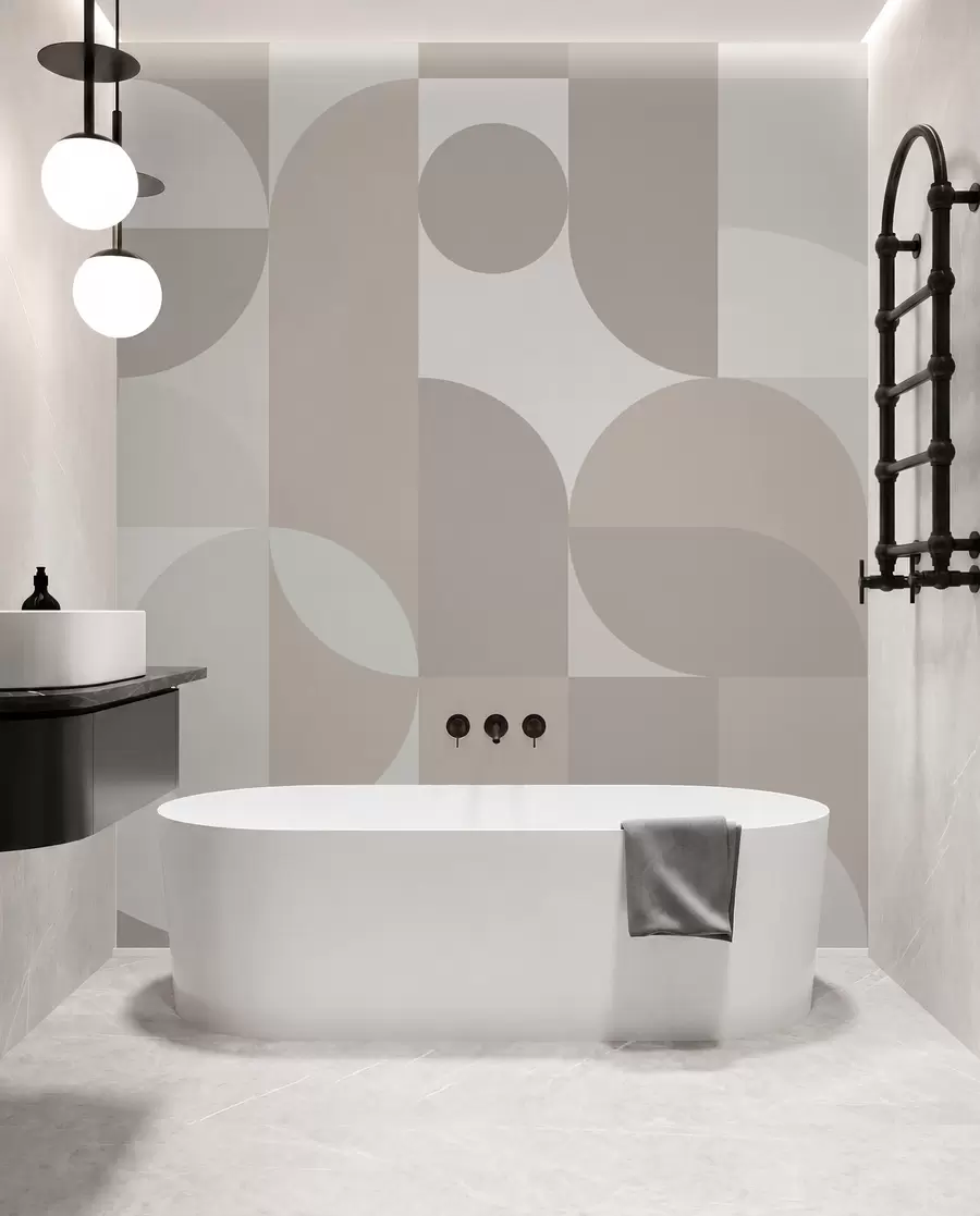 fototapeter Stilfuld geometri-trend w03058