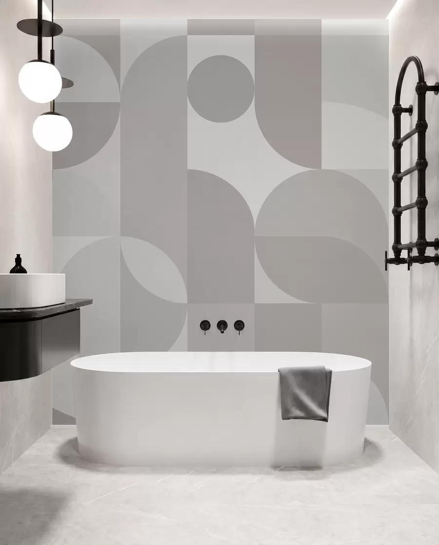 fototapeter Stilfuld geometri-trend w03058v1