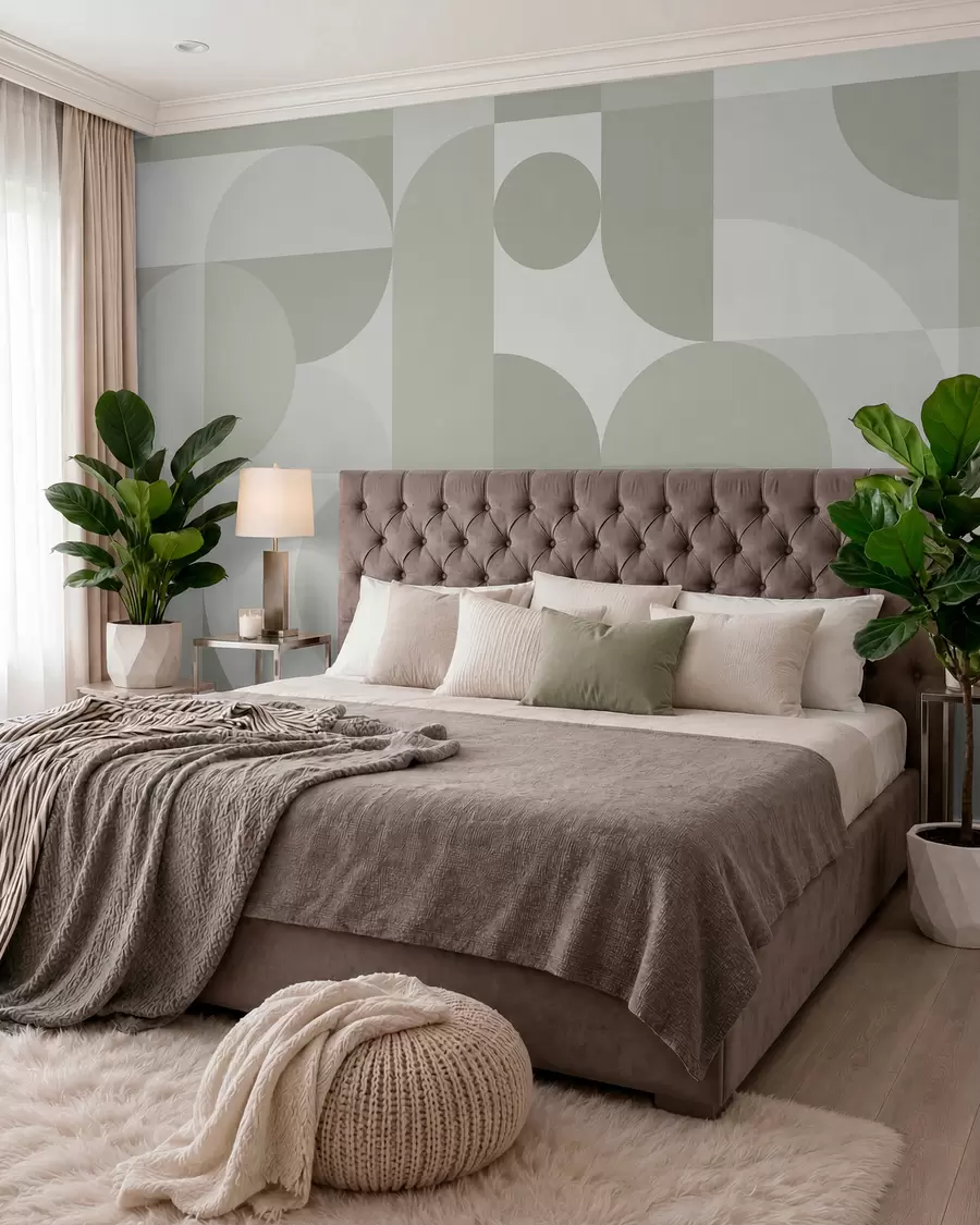 fototapeter Stilfuld geometri-trend w03058v2
