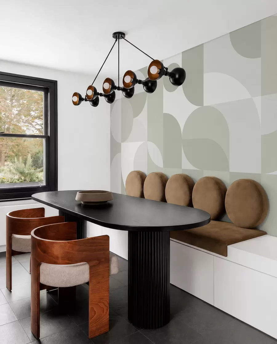 fototapeter Stilfuld geometri-trend w03058v2