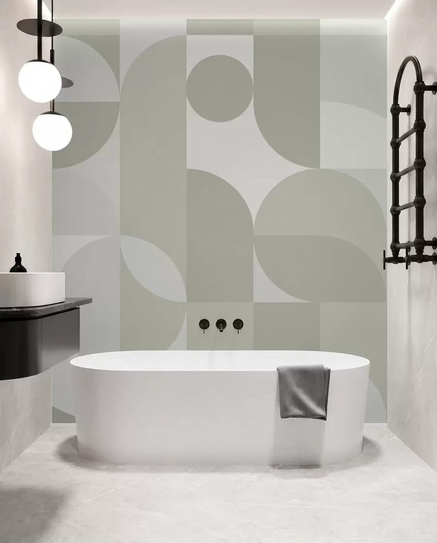 fototapeter Stilfuld geometri-trend w03058v2