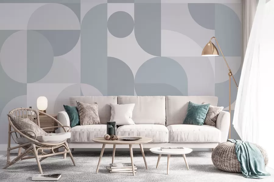 fototapeter Stilfuld geometri-trend w03058v3