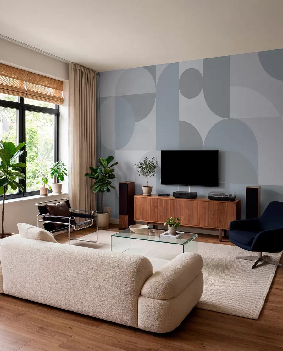 fototapeter Stilfuld geometri-trend w03058v3