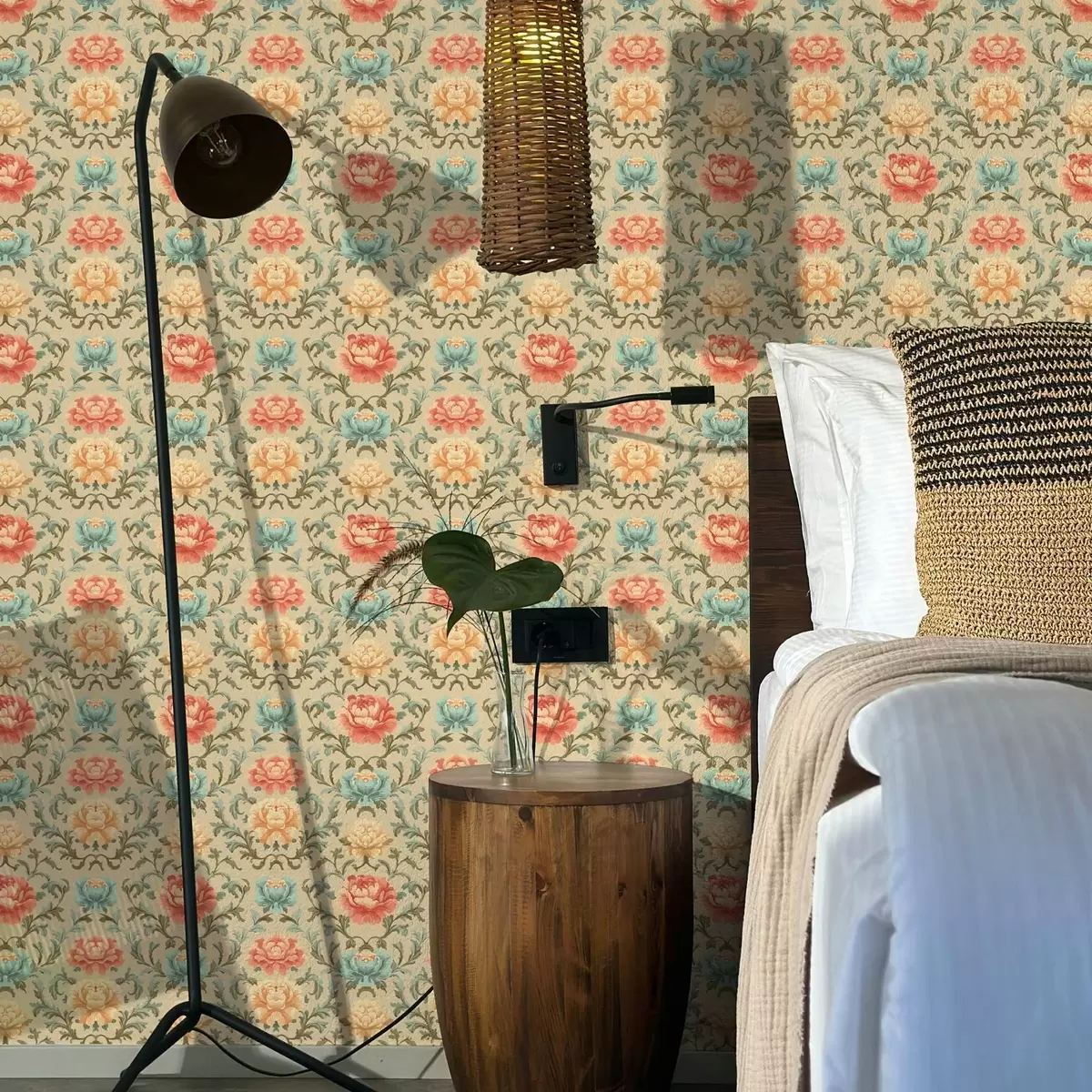 Baggrund Komposition med farverige blomster a00076