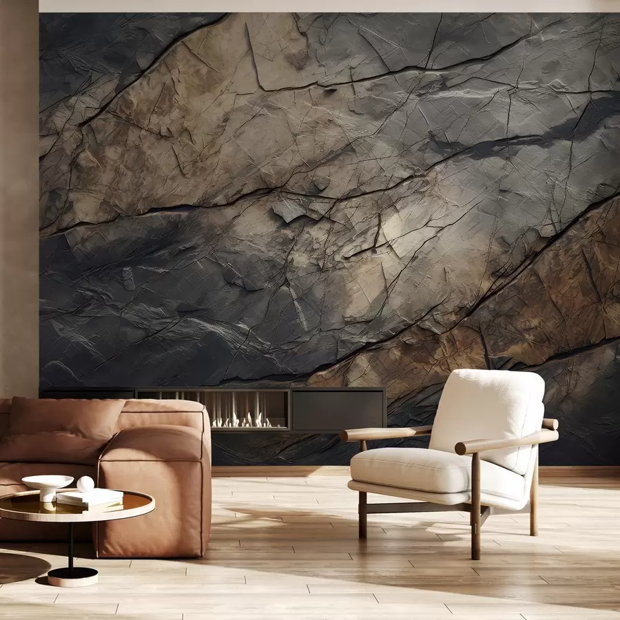 fototapeter Malet væg i akvarel w03561